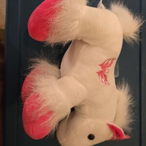 White and Pink Plush Unicorn - Washington Captials NHL